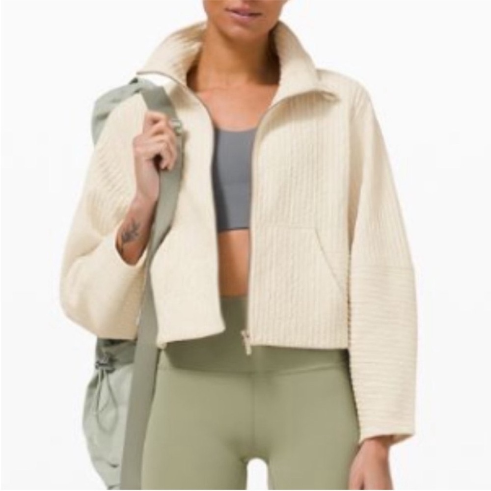 Lululemon Textured Crop Jacket